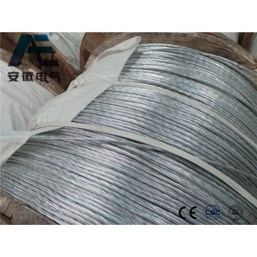 Alumoweld Alambre de acero recubierto de aluminio de alambre, Cable de tierra ASTM, Alumoweld Cable de alimentación